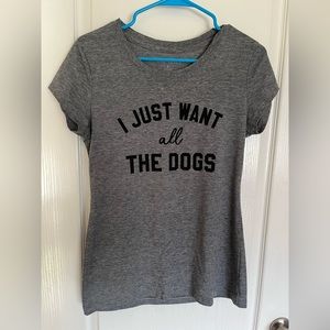 Love Tribe - L “I Just Want All The Dogs” Tee